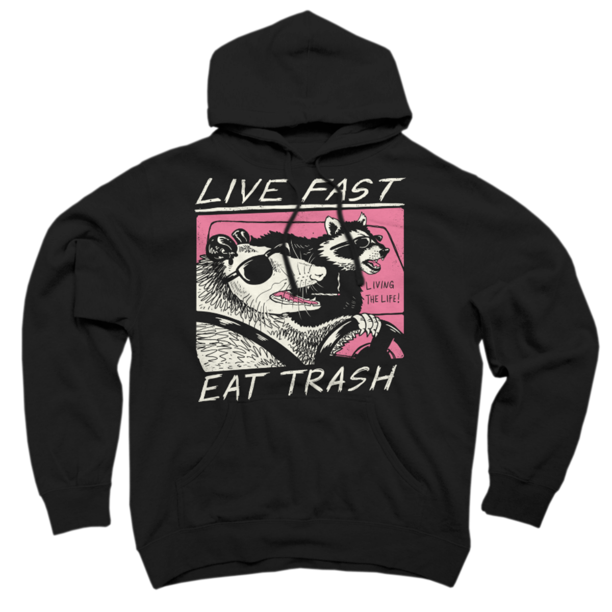 live fast eat trash sweatshirt